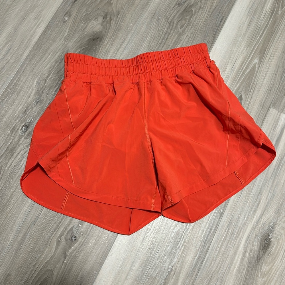 lululemon athletica Women's Athletic Shorts in Bright Red